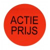 F908 rol @ 2.000 etiketten permanent rond 35 fluor rood zwart bedrukt actie prijs F908 rol @ 2.000 etiketten permanent rond 35 fluor rood zwart bedrukt actie prijs